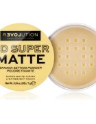 Revolution Relove HD Super Matte Átlátszó rögzítő por matt hatással árnyalat Banana 7 g