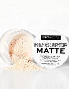 Revolution Relove HD Super Matte Átlátszó rögzítő por matt hatással árnyalat Transparent 7 g
