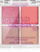 Revolution Relove Pocket Palette szemhéjfesték paletta árnyalat Wild Berry 4x0.72 g