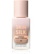 Revolution Skin Silk Serum Foundation könnyű alapozó világosító hatással árnyalat F3 23 ml