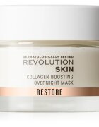 Revolution Skincare Restore Collagen Boosting megújító éjszakai krémes arcmaszk a kollagénképződés elősegítésére 50 ml