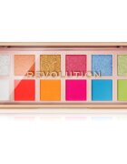 Revolution The Icon Palette szemhéjfesték paletta árnyalat The Vibrant Icon Brights Palette 12x0.7 g