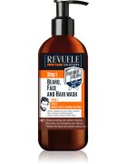 Revuele Men Care Solutions Barber Salon sampon hajra és szakállra 3 az 1-ben 300 ml