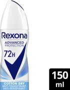Rexona Advanced Protection Cotton Dry izzadásgátló spray 150 ml
