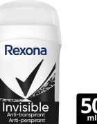 Rexona Invisible Black and White izzadásgátló stift a fehér és sárga foltok ellen 50 ml