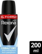 Rexona Men Cobalt Dry izzadásgátló spray uraknak XL Cobalt Dry 200 ml