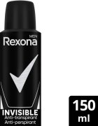 Rexona Men Invisible izzadásgátló spray a fehér foltokra 150 ml