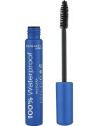 Rimmel 100 % Waterproof vízálló szempillaspirál árnyalat 001 Black Black 8 ml