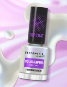 Rimmel Holographic fedő körömlakk csillámporral 12 ml