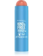 Rimmel Kind & Free multifunkcionális smink a szemre az ajkakra és az arcra árnyalat 002 Peachy Cheeks 5 g