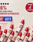 Rimmel Lasting Finish 35H Hydration Boost hidratáló alapozó SPF 20 árnyalat 070 Sesame 30 ml