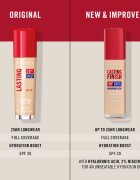 Rimmel Lasting Finish 35H Hydration Boost hidratáló alapozó SPF 20 árnyalat 070 Sesame 30 ml