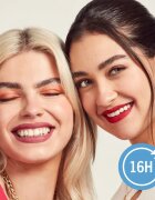 Rimmel Lasting Mega Matte matt folyékony állagú ajakrúzs 16 h árnyalat Scarlet Flames 74 ml