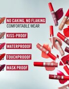 Rimmel Lasting Mega Matte matt folyékony állagú ajakrúzs 16 h árnyalat Scarlet Flames 74 ml