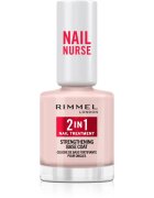 Rimmel Nail Nurse 2-in-1 alapozó körömlakk feszesítő hatással 12 ml