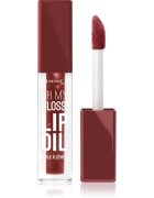 Rimmel Oh My Gloss! Lip Oil ajak olaj hidratáló hatással árnyalat 008 Deep Cherry 4.5 ml
