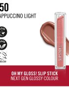 Rimmel Stay Glossy fényes ajakrúzs az ajkakra árnyalat CAPPUCCINO LIGHT 3.4 g