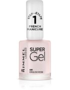 Rimmel Super Gel Step 1 lakk francia manikűrhöz árnyalat 091 English Rose 12 ml