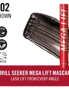 Rimmel Thrill Seeker Mega Lift szempillaspirál dús hatásért árnyalat 002 Black Brown 10 ml