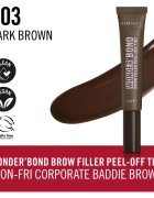 Rimmel Wonder'Bond szemöldökzselé árnyalat 003 Dark Brown 7.7 ml