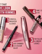 Rimmel Wonder'Freeze géles szempillaspirál szemöldökre árnyalat 004 Deep Brown 6 g
