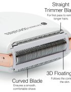 RIO Go Smooth női borotva White Rose 1 db