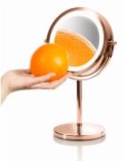 RIO Rose gold mirror kozmetikai tükör beépített LED világítással 1 db