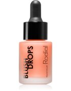 Rodial Blush Drops folyékony arcpír és szájfény hidratálást és fényt biztosít árnyalat Apricot Sorbet 15 ml