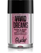 Rude Cosmetics Vivid Dreams Arc és test csillám árnyalat Daydream 2.7 g