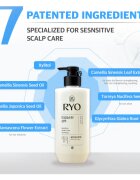 RYO Sensitive Scalp Care Shampoo nyugtató sampon érzékeny fejbőrre 480 ml