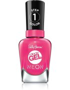 Sally Hansen Miracle Gel™ géles körömlakk UV/LED lámpa használata nélkül árnyalat 050 Fuchsia Fever 147 ml