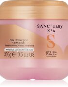 Sanctuary Spa Lily & Rose Collection testápoló peeling virág illattal 300 g
