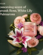 Sanctuary Spa Lily & Rose Collection testápoló peeling virág illattal 300 g