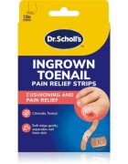 Scholl Dr. 's Ingrown Toenail Pain Relief Strips védőtapaszok körömnövekedésért 10 db