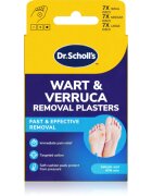 Scholl Dr. 's Wart & Verruca Plaster ragtapaszkészlet a szemölcsök és bőrkeményedések enyhítésére 3x7 db
