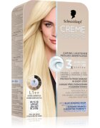 Schwarzkopf Creme Supreme Caring Lightener tartós hajfesték a haj élénkítésére árnyalat L1++ Extreme Lightener Plus 60 ml