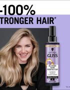 Schwarzkopf Gliss Blonde Hair Perfector öblítés nélküli kondicionáló semlegesíti a sárgás tónusokat 200 ml