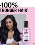 Schwarzkopf Gliss Liquid Silk leöblítést nem igénylő szérum az erős és fénylő hajért Shine Booster 100 ml
