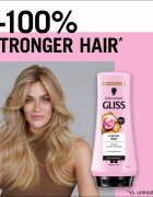 Schwarzkopf Gliss Liquid Silk regeneráló balzsam az erős és fénylő hajért 200 ml