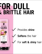 Schwarzkopf Gliss Liquid Silk regeneráló balzsam az erős és fénylő hajért 200 ml
