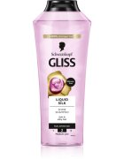 Schwarzkopf Gliss Liquid Silk regeneráló sampon az erős és fénylő hajért 400 ml