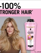 Schwarzkopf Gliss Liquid Silk regeneráló sampon az erős és fénylő hajért 400 ml
