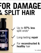 Schwarzkopf Gliss Night Elixir öblítést nem igénylő elixír a töredezett hajvégekre 100 ml