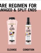 Schwarzkopf Gliss Split Ends Miracle regeneráló sampon a töredezett hajvégekre 400 ml