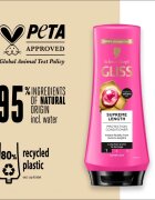 Schwarzkopf Gliss Supreme Length védő kondicionáló hosszú hajra 200 ml