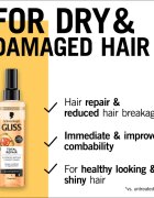 Schwarzkopf Gliss Total Repair regeneráló balzsam a száraz hajvégekre 200 ml