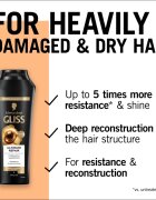 Schwarzkopf Gliss Ultimate Repair erősítő sampon száraz és sérült hajra 250 ml