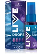 Schwarzkopf LIVE Drops lemosható színezőpasztilla árnyalat Orchid Purple 30 ml