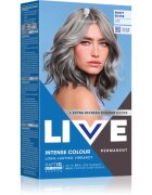 Schwarzkopf LIVE Intense Colour tartós hajfesték árnyalat U72 Dusty Silver 1 db