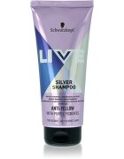 Schwarzkopf LIVE Silver tisztító sampon semlegesíti a sárgás tónusokat 200 ml